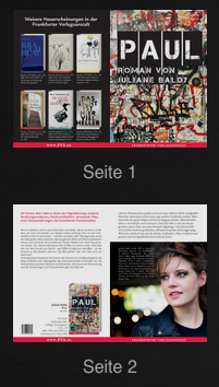 Flyer zu Juliane Baldy »Paul« 